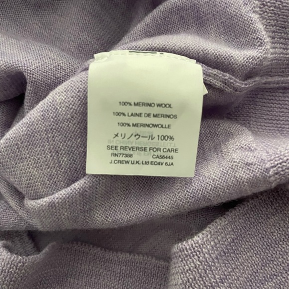 J Crew Merino Wool Cold Shoulder Sweater - Picture 5 of 5